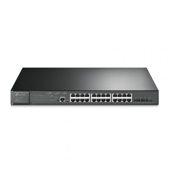 Tp-Link JetStream 24-Port Gigabit and 4-Port 10GE SFP+ L2+ Managed Switch with 24-Port PoE+ (TL-SG3428XMP)