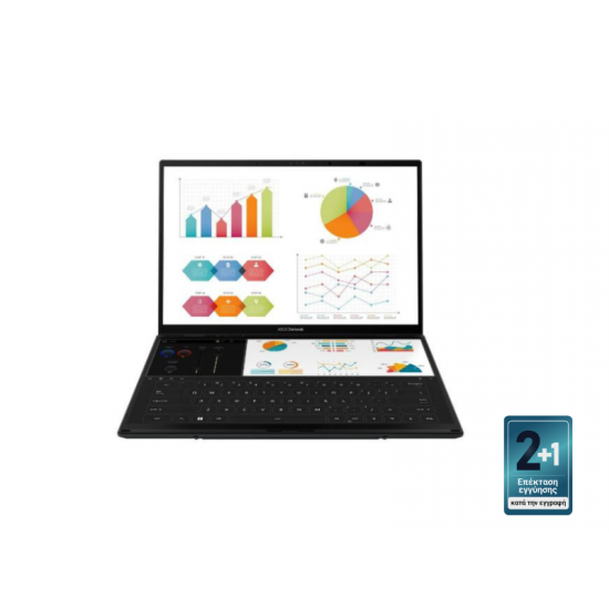 Laptop Asus Zenbook UX8406CA-OLED-PZ068X  Duo 14'' OLED /U9-285H / 32GB/ 2TB SSD/ Intel Arc Graphics/ Windows 11 Pro/ 2Y 90NB14X1-M00A40