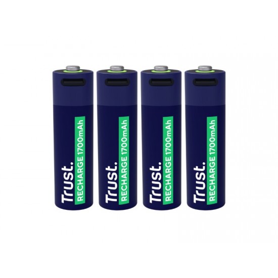 USB-C RECHARGEABLE BATTERIES 4P - AA