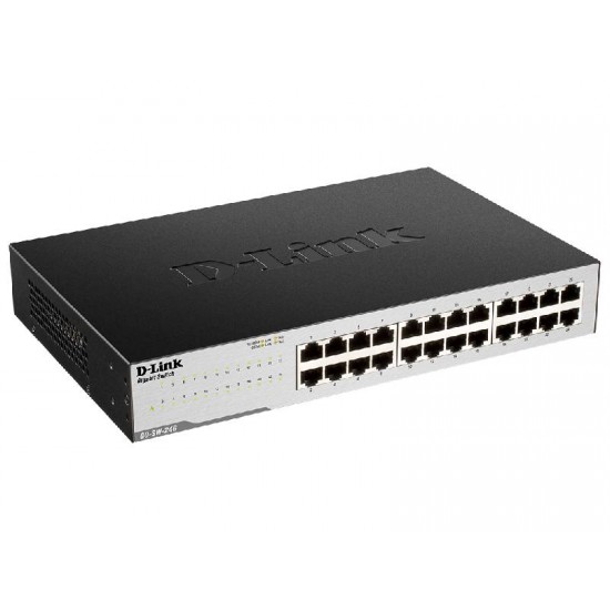 D-Link 24-Port 10/100/1000 Mbps Unmanaged Switch (GO-SW-24G)