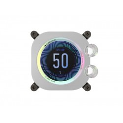 CORSAIR HydroX CPU Water Block XC7 ELITE LCD White (1700/AM4/AM5)