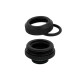 Corsair OD Fitting Pipe Hydro X Series XF Hardline 14mm Four Pack — Black - CX-9052008-WW