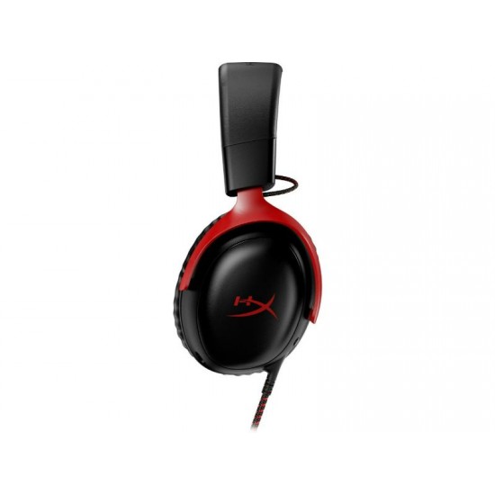 HyperX Cloud III Over Ear Wired Gaming Headset Black/Red - 727A9AA