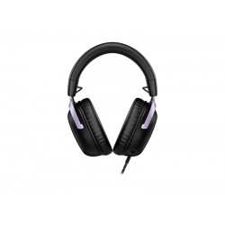 HyperX Cloud III Over Ear Wired Gaming Headset Black/Lavender - DF7F0AA