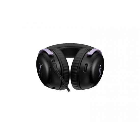 HyperX Cloud III Over Ear Wired Gaming Headset Black/Lavender - DF7F0AA