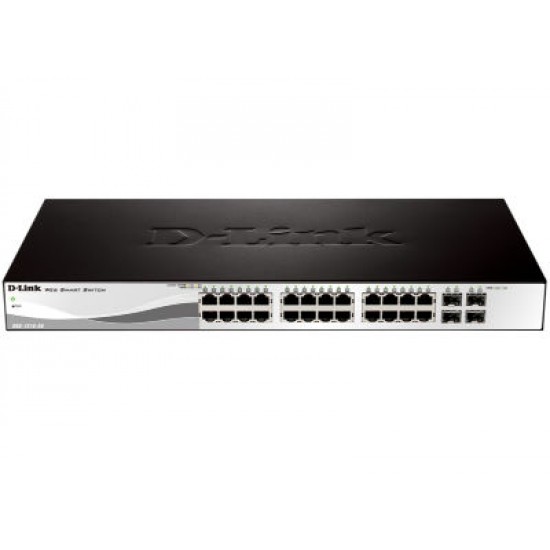 D-Link Switch 28-port Smart+ Managed Gigabit (DGS-1210-28)