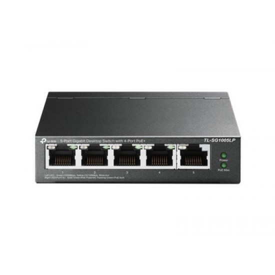 Tp-Link 5-Port Gigabit Desktop Switch with 4-Port PoE+ (TL-SG1005LP)