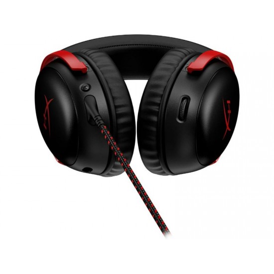HyperX Cloud III Over Ear Wired Gaming Headset Black/Red - 727A9AA