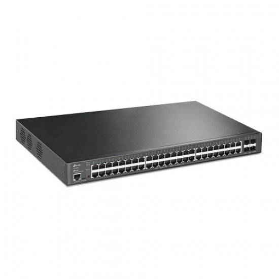 Tp-Link JetStream 48-Port Gigabit and 4-Port 10GE SFP+ L2+ Managed Switch with 48-Port PoE+ (TL-SG3452XP)