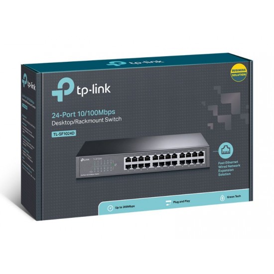Tp-Link 24-port 10/100Mbps Desktop/Rackmount Switch (TL-SF1024D)