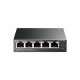 Tp-Link 5-Port Gigabit Easy Smart Switch with 4-Port PoE+ (TL-SG105PE)