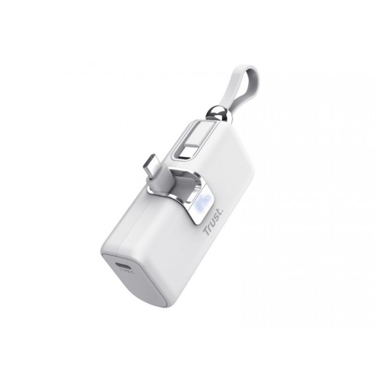 Trust powerbank Pacto 5000 PD Pocket white - 26105