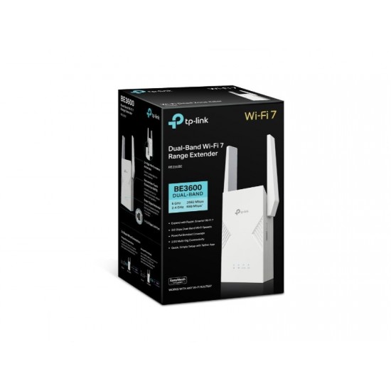 TP-Link BE3600 Wi-Fi 7 Range Extender - RE235BE