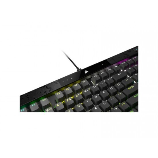 CORSAIR Wired Magnetic - Mechanical Keyboard K70 MAX RGB - Adjustable CORSAIR MGX Switches — Steel Grey