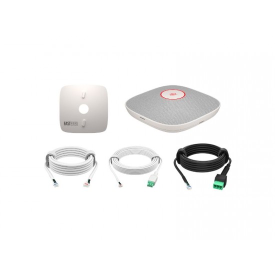 Poly Studio A2 White Table Microphone w/ Mounting Plate I/O cables - B22X4AA