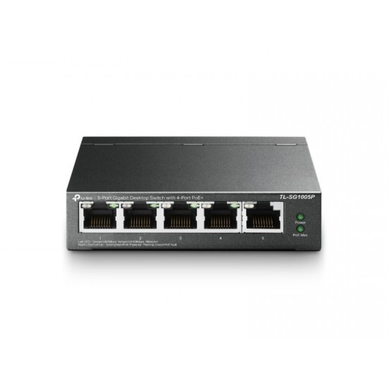 Tp-Link 5-Port Gigabit Desktop Switch with 4-Port PoE+(TL-SG1005P)