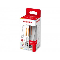 TOSHIBA LED FILAMENT ST64 E27 7W 2700K DIMMABLE