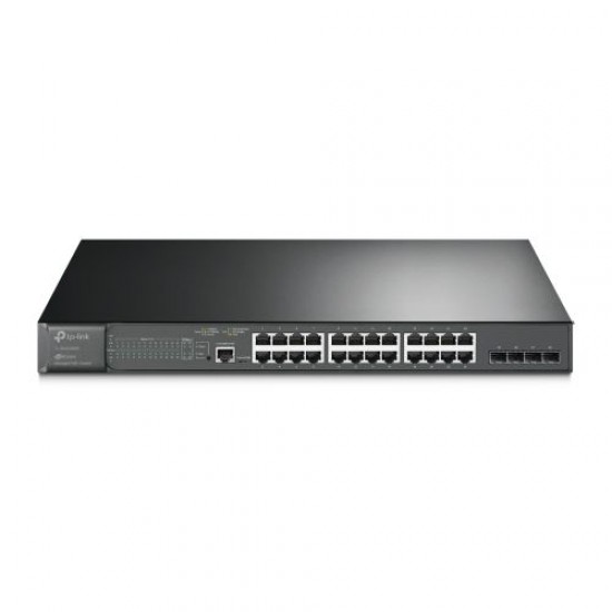 Tp-Link JetStream 28-Port Gigabit L2 Managed Switch with 24-Port PoE+ (TL-SG3428MP)