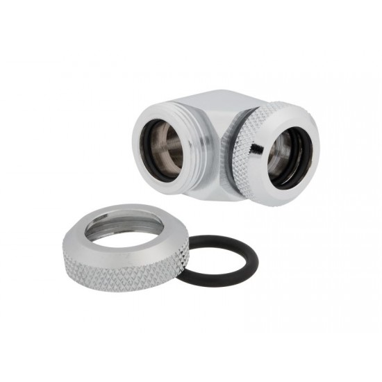 Corsair OD Fitting Pipe Hydro X Series XF Hardline 90° 12mm Twin Pack - Chrome - CX-9052021-WW