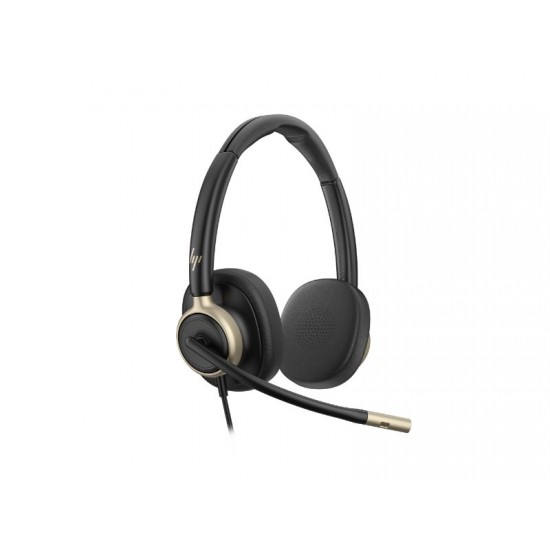 HP Poly Mission 820 Stereo USB Wired Headset - D16LSAA