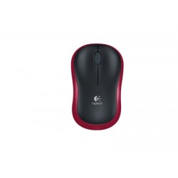 MOUSE WIRELESS LOGITECH M185 RED
