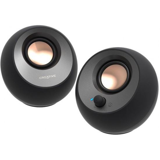 SPEAKERS CREATIVE PEBBLE V3 USB 2.0 BLK