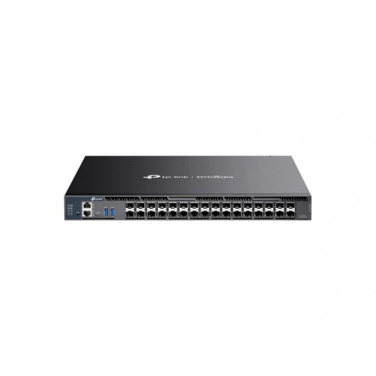 TP-Link Omada 26-Port 10G Stackable L3 Managed Aggregation Switch with 6 25G Slots SX6632YF