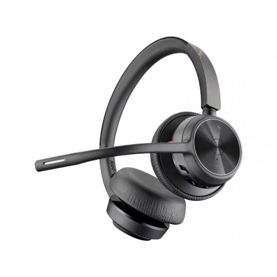 Poly Voyager 4320 UC Stereo USB-A Headset +BT700 USB-A Adapter +Charging Stand (77Y99AA)
