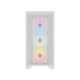 Corsair Mid Tower ATX Case 3000D RGB Airflow Windowed Tempered Glass - White - CC-9011256-WW