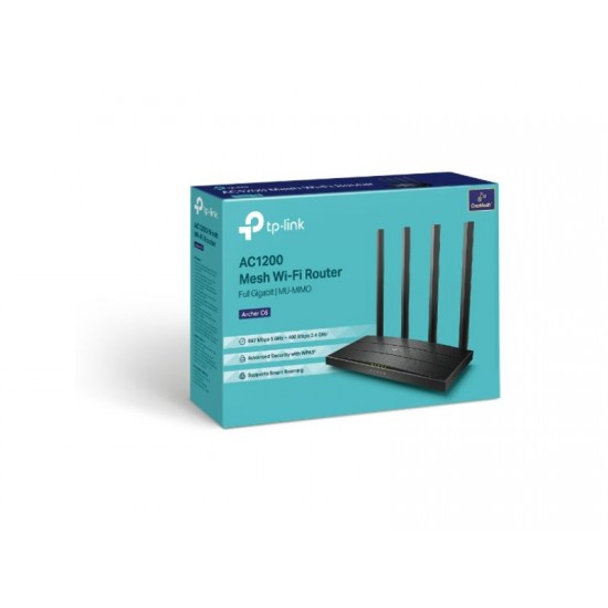 Tp-Link AC1200 Wireless MU-MIMO Gigabit Router (Archer C6)