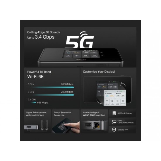 Tp-Link AXE3600 Mobile Wi-Fi 5G (M8550)