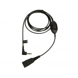 Jabra QD Cord to 3.5 mm jack in-line call-answering (8735-019)