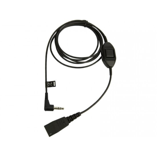 Jabra QD Cord to 3.5 mm jack in-line call-answering (8735-019)
