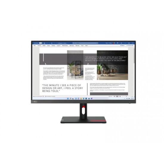 Monitor Lenovo ThinkVision S27i-30 27'' FHD IPS/VGA/HDMI/3Y Warranty 63DFKAT4EU