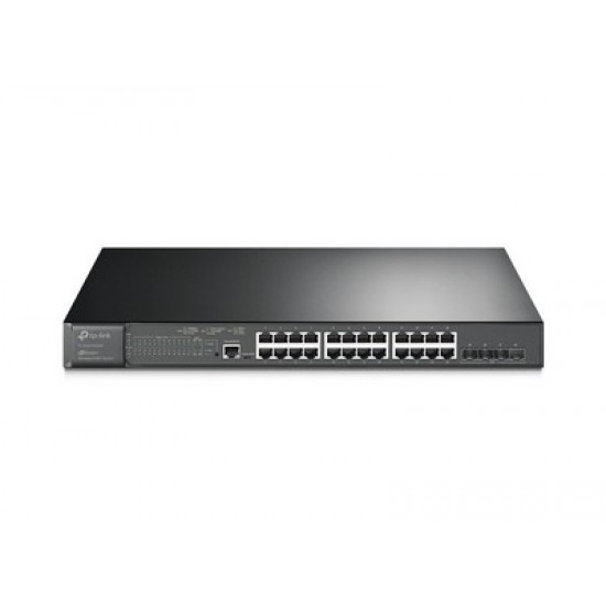 Tp-Link JetStream 24-Port Gigabit and 4-Port 10GE SFP+ L2+ Managed Switch with 24-Port PoE+ (TL-SG3428XMP)