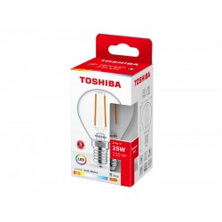 TOSHIBA LED FILAMENT G45 E14 2.5W 2700K