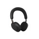 Jabra Evolve3 75 MS - USB-A with Dongle - Black (Wireless Charging Pad) (37599-999-989)