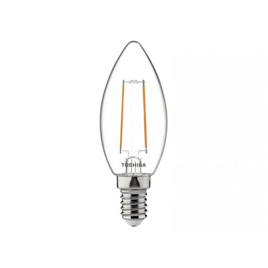 TOSHIBA LED FILAMENT C35 E14 2.5W 2700K