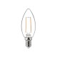 TOSHIBA LED FILAMENT C35 E14 2.5W 2700K