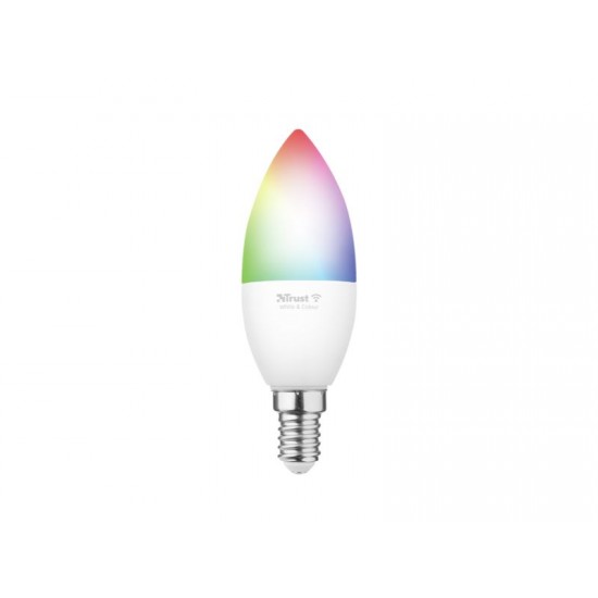 Trust Wifi-ledbulb-E14 RGBCW CANDLE 71280