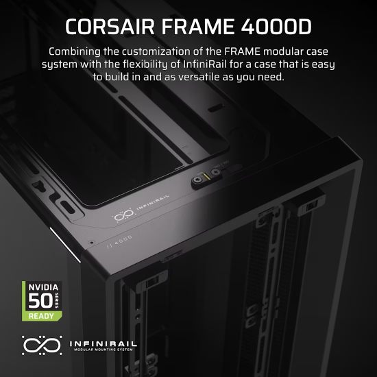 CORSAIR Case 4000D FRAME (Mid-Tower, BL