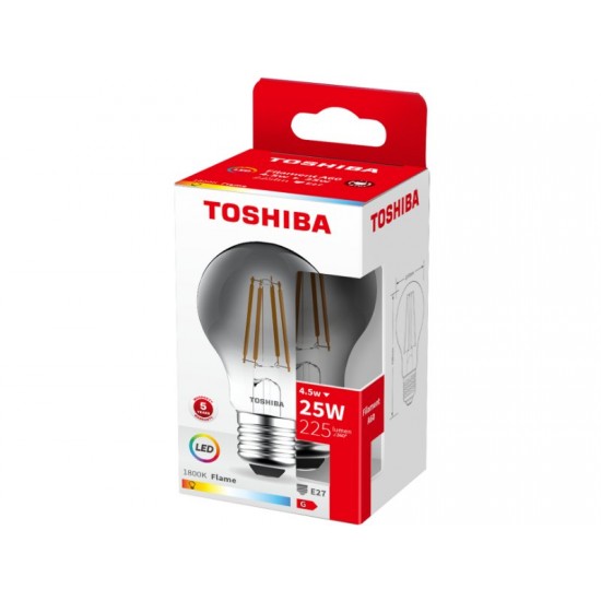 TOSHIBA LED FILAMENT SMOKY A60 E27 4.5W 1800K