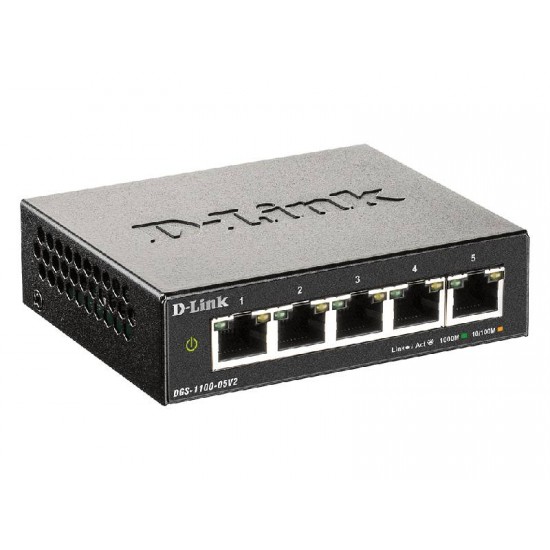 D-Link Switch 5-port Gigabit Smart Managed (DGS-1100-05v2)