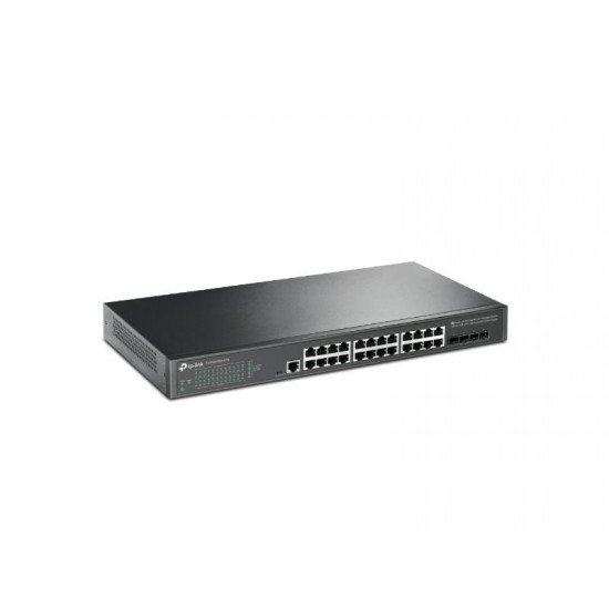 Tp-Link JetStream 24-Port Gigabit L2+ Managed Switch with 4 10GE SFP+ Slots and UPS Power Supply (TL-SG3428X-UPS)