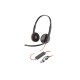 Poly Blackwire 3220 Stereo USB-C Headset +USB-C/A Adapter - 93S87AA