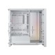 CORSAIR Case 4000D FRAME LCD ARGB (Mid-Tower, TG, White) - PN CC- 9011327-WW