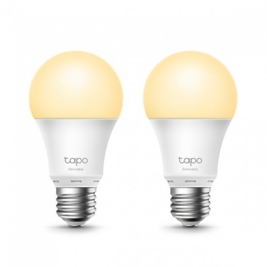 Tp-Link Tapo Smart Wi-Fi Light Bulb, Dimmable (L510E 2-PACK)