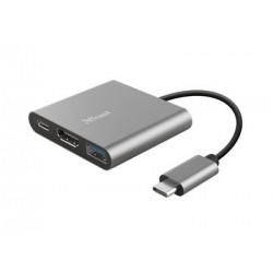 USB-C ADAPT TRUST DALYX 3-IN1 23772