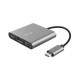 USB-C ADAPT TRUST DALYX 3-IN1 23772