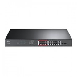 Tp-Link 16-Port 10/100Mbps + 2-Port Gigabit Unmanaged PoE Switch (TL- SL1218MP)